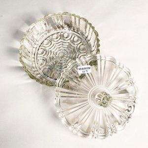 Bombonera de Cristal Tallado con Tapa - 17 cm Diámetro - imagen 3