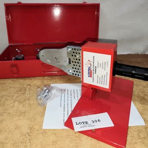 Termofusora KRÄIN para Tubos Plásticos con 3 Discos y Valija Metálica - imagen 2