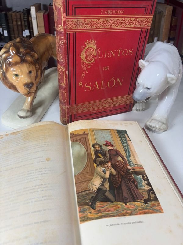 Libro de Cuentos de Salón por Teodoro Guerrero en 2 Tomos Ilustrado - imagen 4