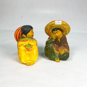 Lote anterior: Par de Figuras de Yeso de Campesinos Mexicanos