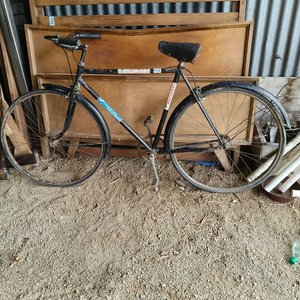 Bicicleta Antigua de Paseo Negra - imagen 2