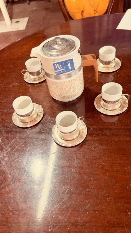 Juego de café Art Deco en porcelana - imagen 1