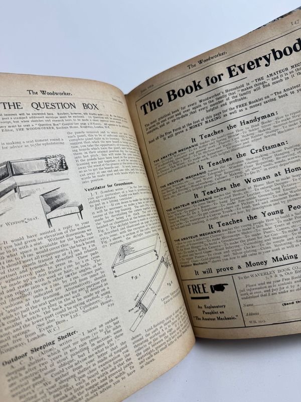Libro técnico sobre carpintería: The Woodworker, enero–diciembre de 1915 - imagen 4