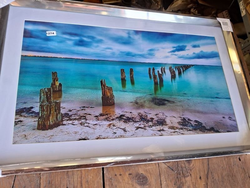 Lote siguiente: Cuadro decorativo paisaje marino para decorar tu hogar