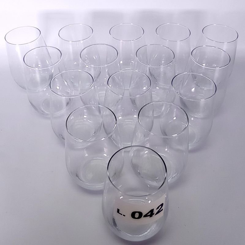 Quince vasos de cristal en excelente estado - imagen 2