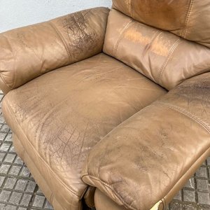 Sillón Reclinable de Cuerina con Masajeador (Sin Probar) - imagen 3