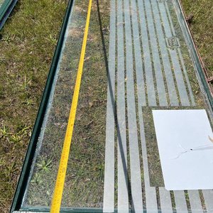 Lote anterior: Gran Ventanal con Vidrio Grabado y Marco Verde