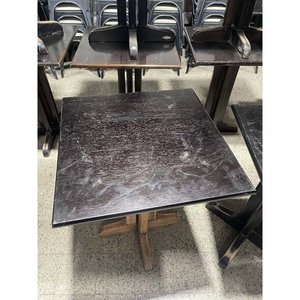 Par de Mesas Bar Cuadradas de Madera Delfino Álvarez - imagen 2