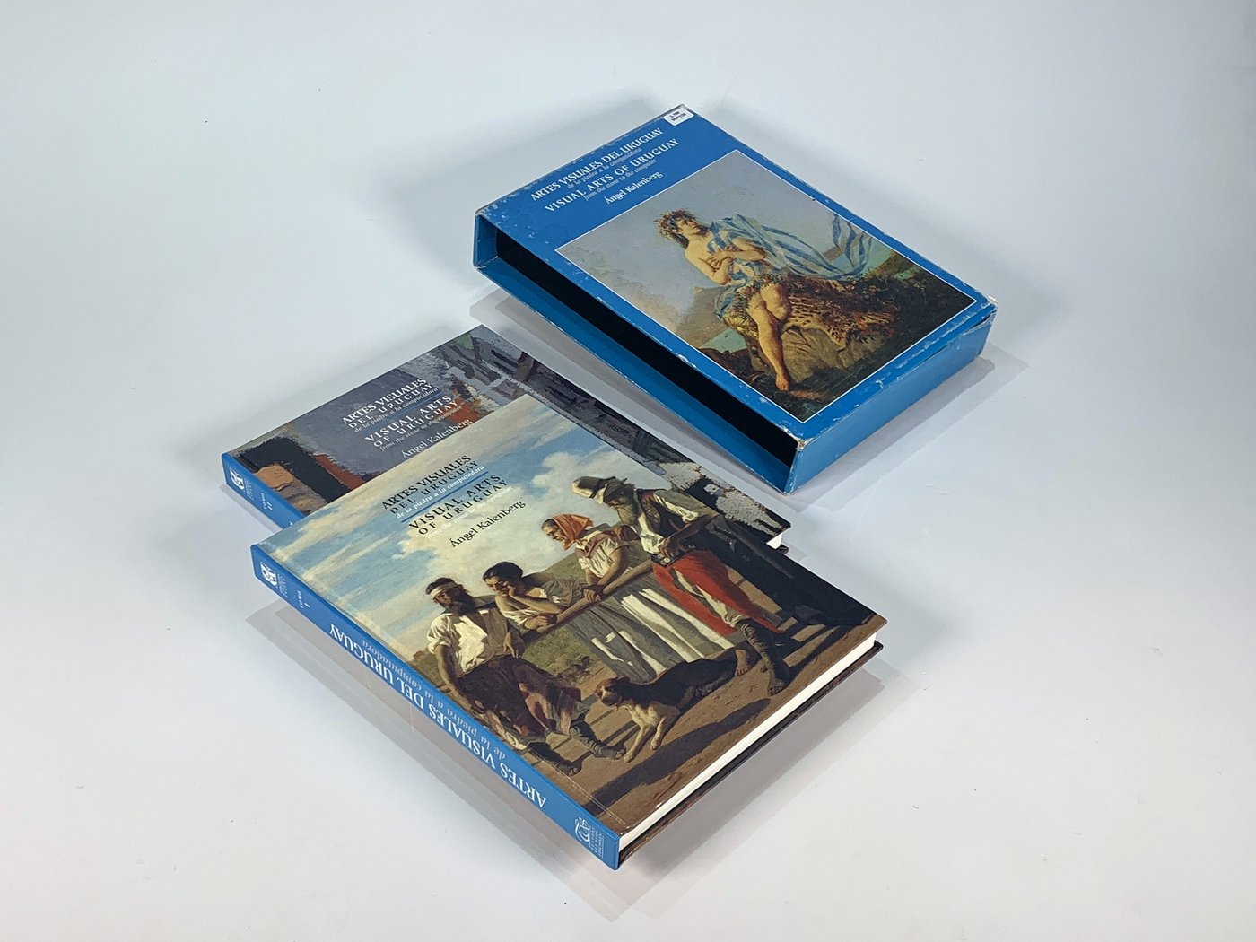 Dos tomos "Artes Visuales del Uruguay" de Ángel Kalenberg