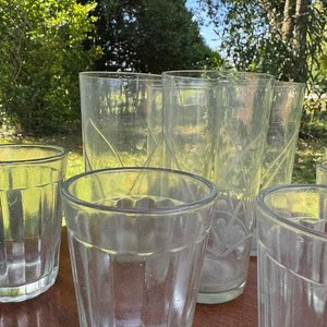 Lote de 9 Vasos de Vidrio y Cristal - imagen 3