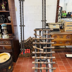 Lote de Mancuernas de Metal con Racks para Gimnasio - imagen 2