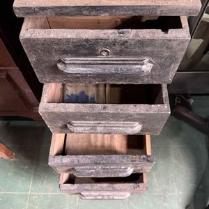 Cajonera Antigua de Roble con 4 Cajones - imagen 3