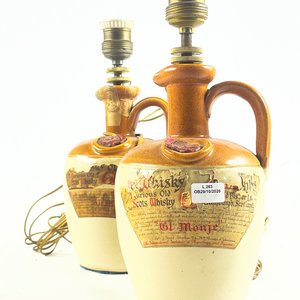 Par de Lámparas de Sobremesa con Base de Porrones de Whisky - imagen 3