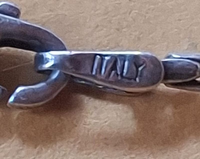 Pulsera de plata con cadena y perla blanca - imagen 2