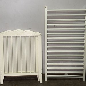 Cuna de Madera Desarmada Color Blanco - imagen 1
