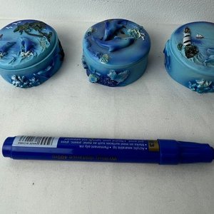 Lote anterior: Set de 3 Alhajeros de Cerámica con Diseño Marino