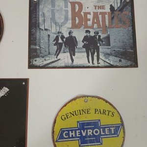 Lote de 8 Chapas Vintage: Beatles, Pappo, Chevrolet, Pescado Rabioso, 2 Minutos y más - imagen 4