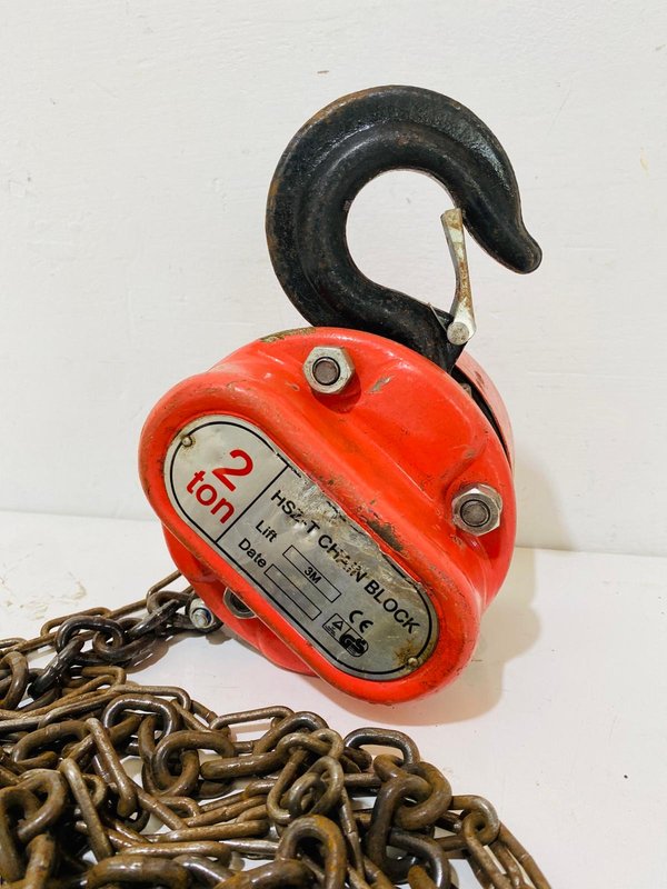 Aparejo de 2 toneladas con cadena, reloj y patos - imagen 2