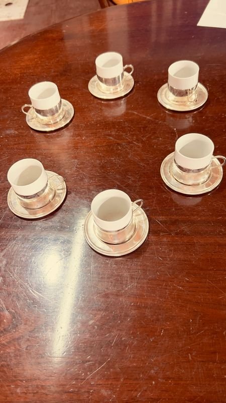 Juego de café Art Deco en porcelana - imagen 2