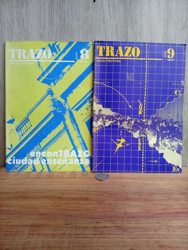 Revista Trazo Arquitectura Diseño Urbanismo Uruguay (Nº 8 y 9, 1982)