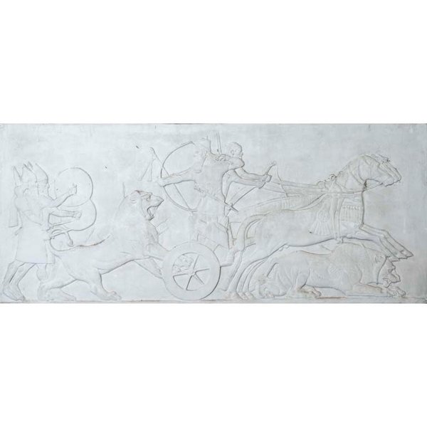 Bajo Relieve Asirio Cacería de Leones Rey Asurbanipal - 221x95 cm