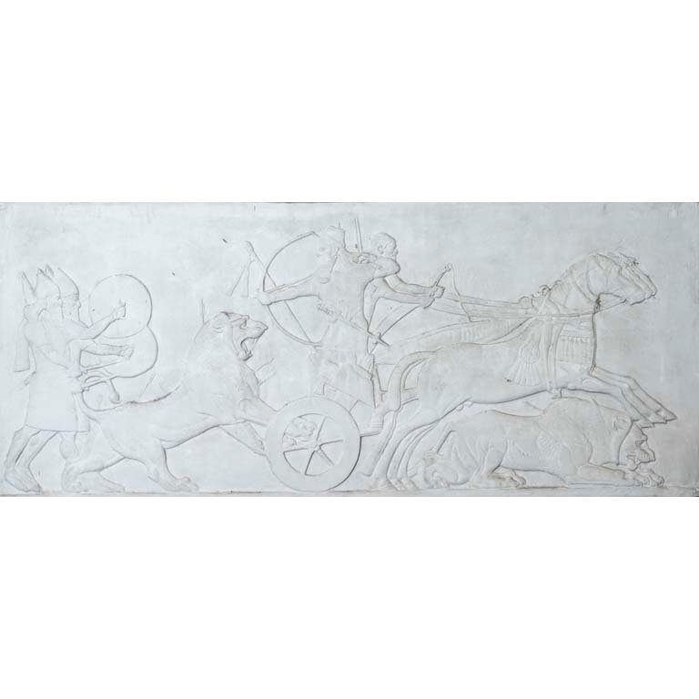 Bajo Relieve Asirio Cacería de Leones Rey Asurbanipal - 221x95 cm