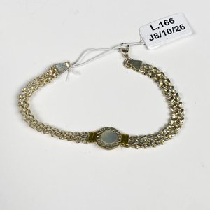 Pulsera de Plata 925 con Detalle Central - imagen 1