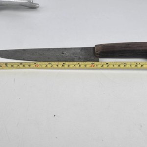 Cuchilla Antigua Acero Solingen Guazu Bira con Mango de Madera - imagen 8