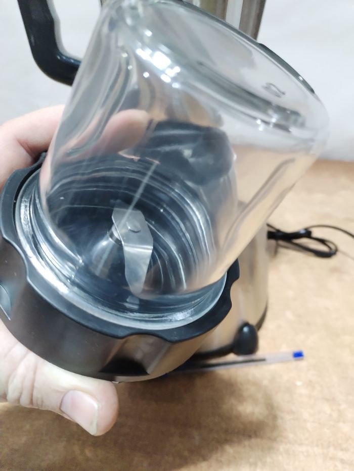 Licuadora 2 en 1 con vaso picador y jarra de acero inoxidable - imagen 3