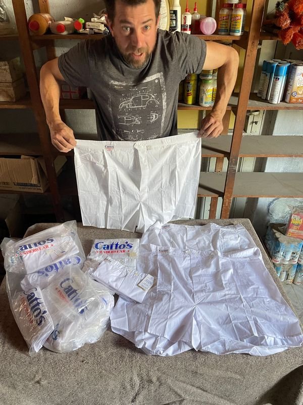 Lote de Calzoncillos Blancos de Algodón