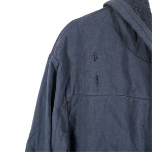 Bata de Algodón Azul para Hombre Talle XL con Rotura - imagen 3