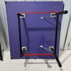 Mesa de Ping Pong Plegable Azul con Patas Desmontables - imagen 2