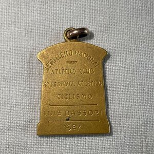 Medalla de Ciclismo 1927 Semillero Nacional Atlético Club - imagen 2
