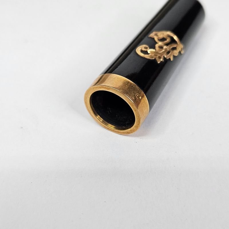 Boquilla con virola e iniciales en oro 18k en su estuche - imagen 7