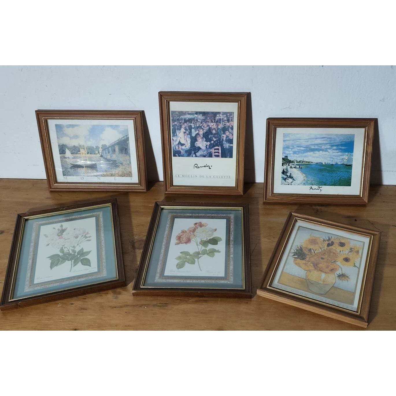 Lote de 6 Cuadros Decorativos con Marcos