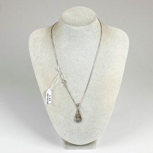 Cadena de Plata Fina con Dije de Virgen, 42 cm - imagen 2