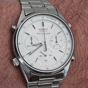 Reloj Seiko Quartz Chronograph Vintage 7A28-7020 - imagen 6