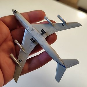 Maqueta Avión Boeing 707-300 Luftwaffe Escala 1/400 Herpa - imagen 3