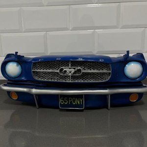 Adorno Frente Auto Ford Mustang '65 Azul - imagen 1