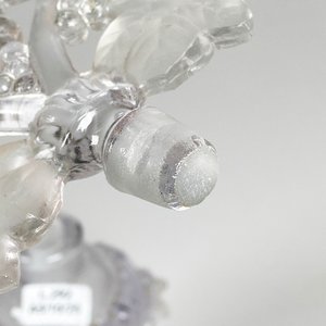 Perfumero de cristal con tapón, altura 22 cm - imagen 4