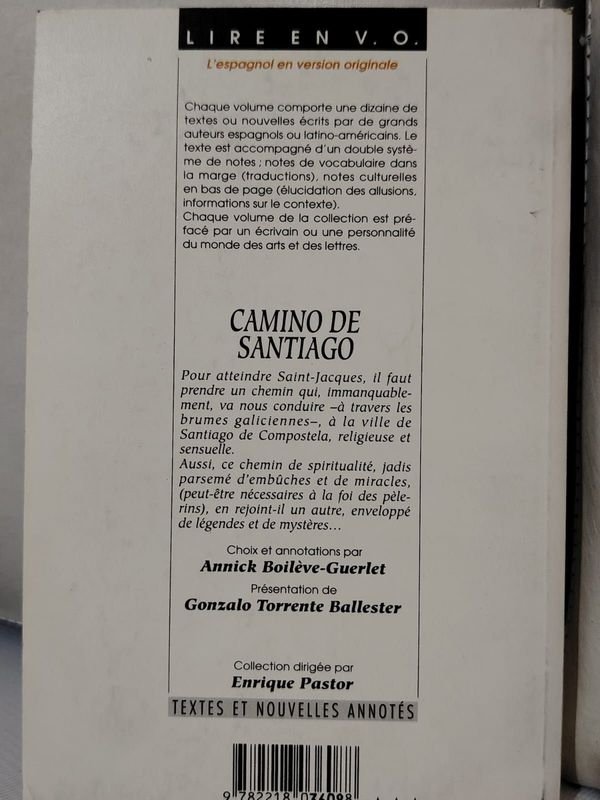 Libro CAMINO DE SANTIAGO de Gonzalo Torrente Ballester - imagen 2
