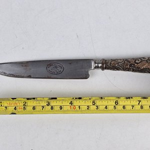 Cuchillo Criollo con Vaina y Mango de Platería Criolla - imagen 6