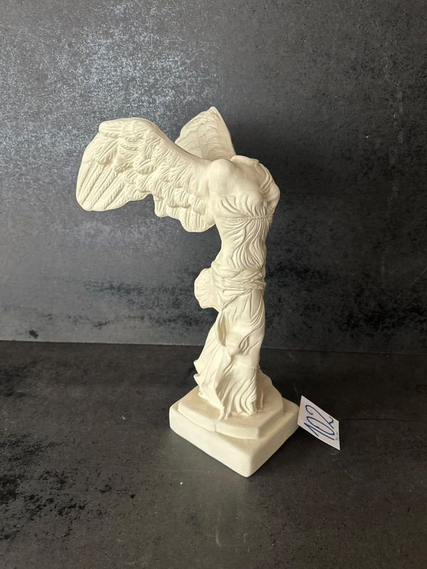 Estatua Victoria de Samotracia en Yeso, 35 cm