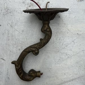 Candelabro de Techo Antiguo de Bronce con 6 Brazos Ornamentales - imagen 6