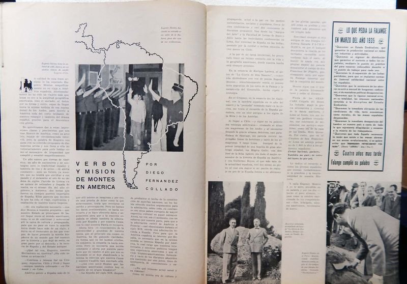 Revista Hispanidad: Publicación de la Falange Española Tradicionalista y de las J.O.N.S. en Uruguay - imagen 5