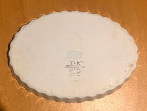 Fuente Ovalada para Tarta Kitchen - Cerámica Esmaltada
