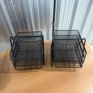 Organizador de Bandejas Metálicas Negras para Escritorio - imagen 3