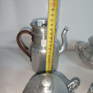 Juego de Cafeteras y Azucareros de Aluminio - imagen 5