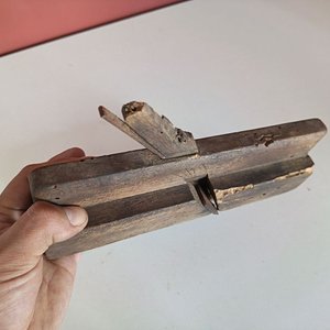 Par de Cepillos de Carpintero Antiguos para Molduras - imagen 4