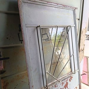 Zaguan de Chapa Metálica con Ventana y Manija - 80x185 cm - imagen 2